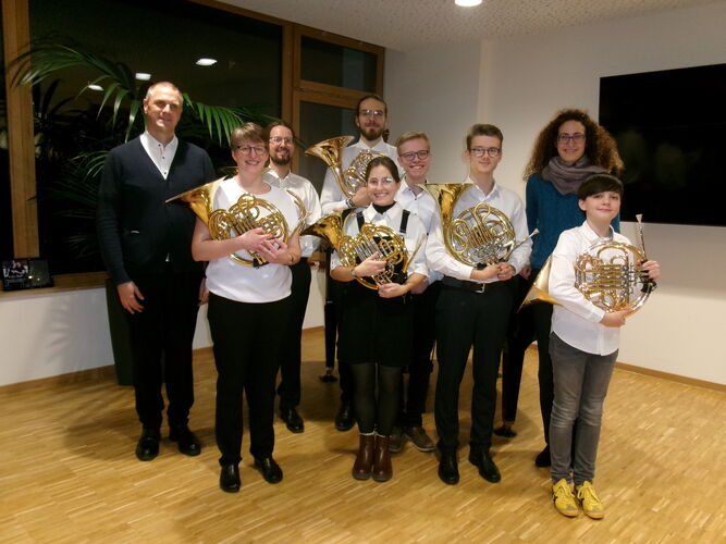Sing- & Musikschule. Hornensemble quer